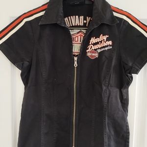 2 Harley Davidson woman shirts
